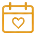 Calendar Heart Icon